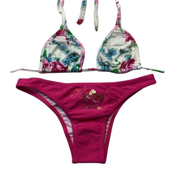 Recco brazilian bright floral print bikini - Picture 1 of 9